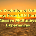 The Evolution of Online Gaming: From LAN Parties to Massive Multiplayer Experiences