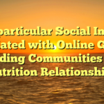 The particular Social Impact associated with Online Games: Building Communities and Nutrition Relationships